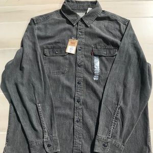 Vintage Levis XL Mens Long Sleeve Denim Shirt